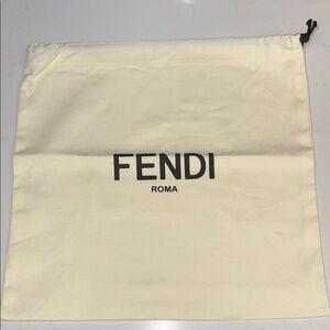 Fendi Cream Dust Bag
